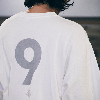 THE "9" TEE (WHITE)