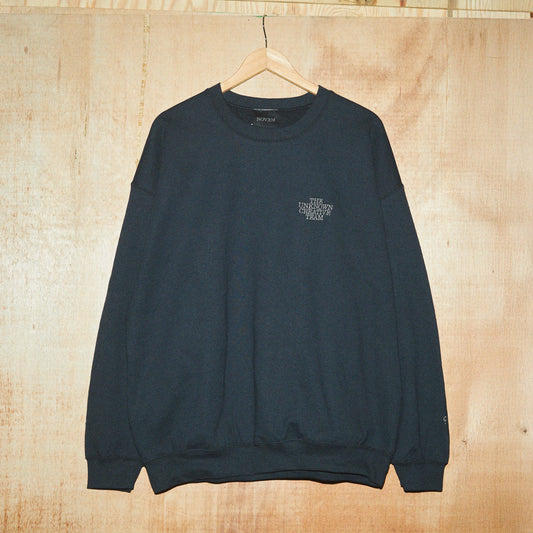 「THE UNKNOWN CREATIVE TEAM 」 TEAM SWEATSHIRT (BLACK)