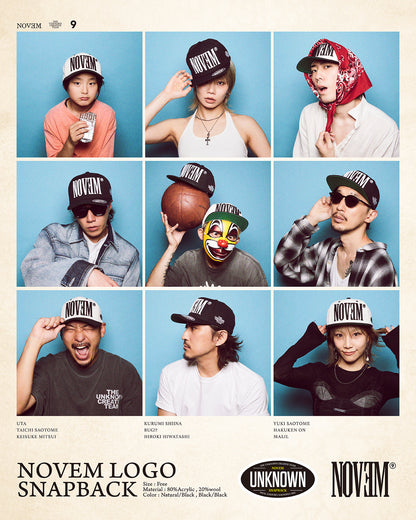 LOGO SNAPBACK（ BLACK）
